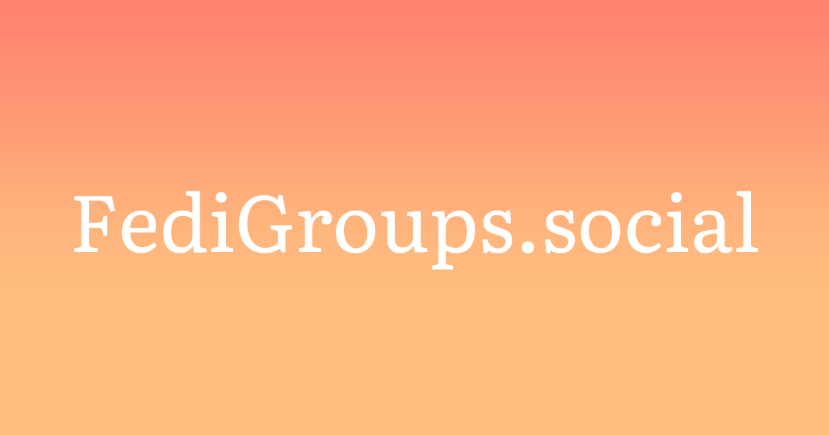 Icon for fedigroups.social